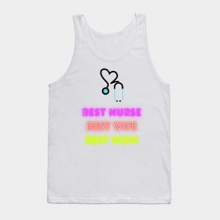 Best mom, best wife, best mom Tank Top